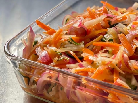 【ヘルシー作り置き】 野菜たっぷりスパイシーマリネ